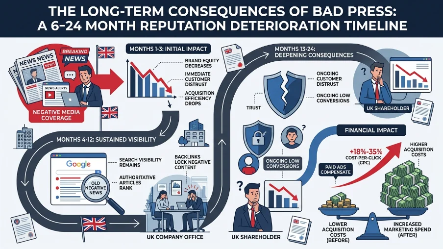 What are the long-term consequences of bad press