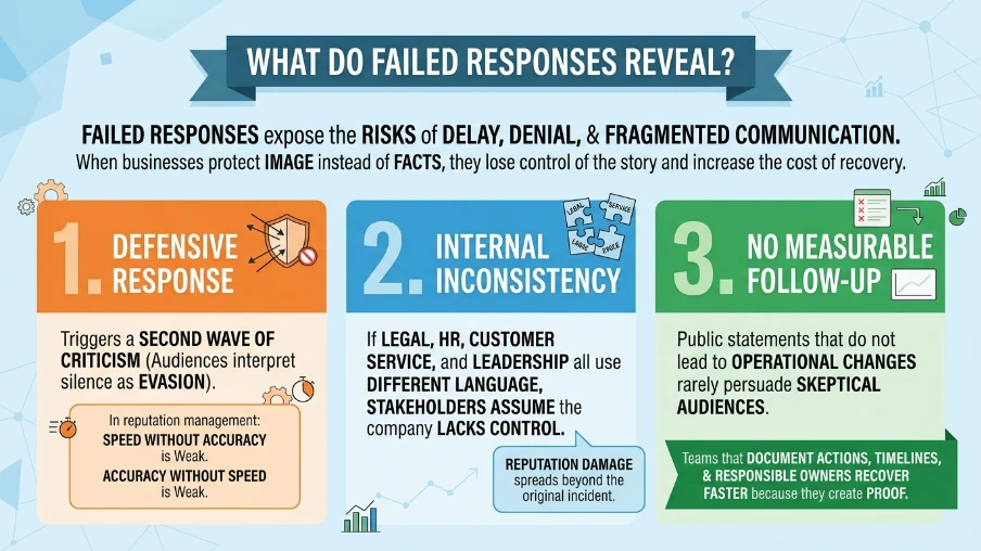 What do failed responses reveal
