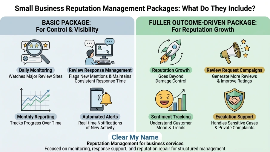 What do small business packages include