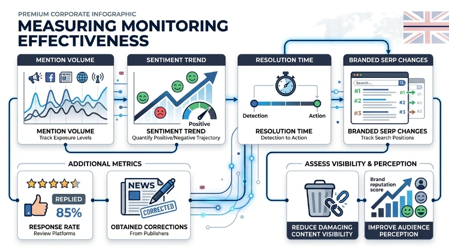 What metrics measure monitoring effectiveness