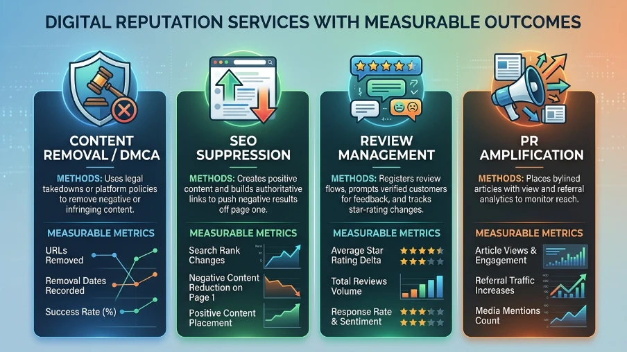 What specific services produce measurable outcomes