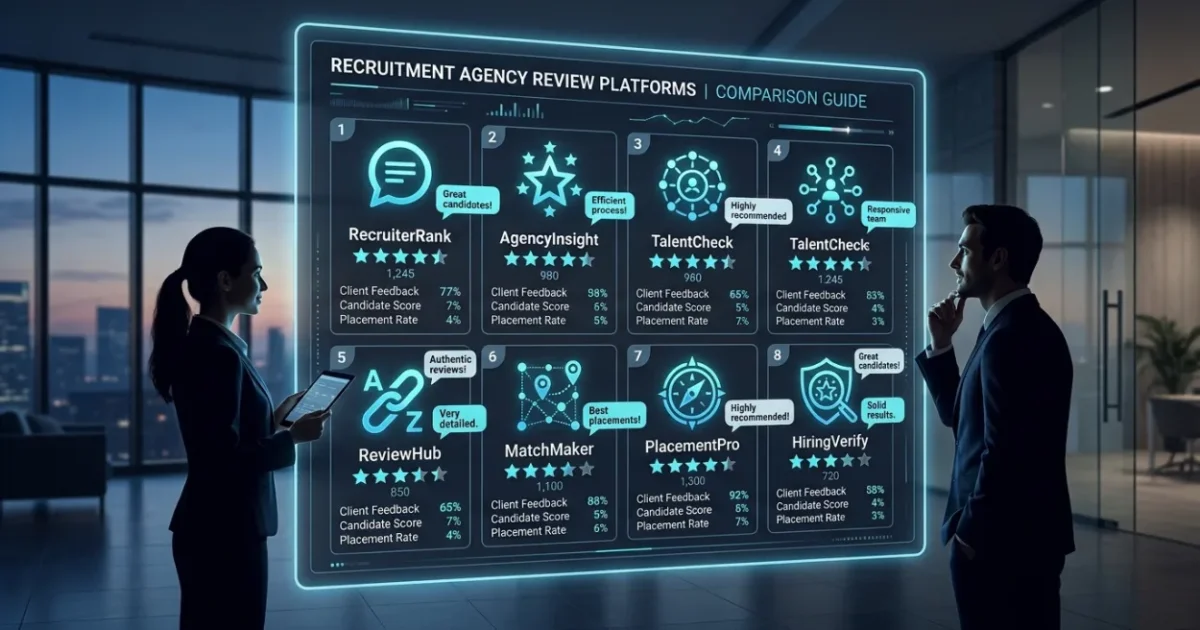 Where Do Candidates and Clients Research Recruitment Agencies? 8 Review Platforms Compared