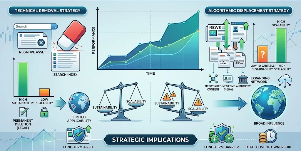 Which Analytical Criteria Measure the Sustainability and Scalability of Reputation Repair Methods