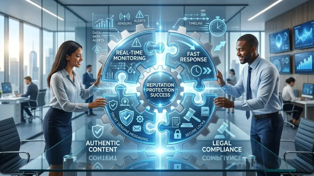 Which Factors Determine Successful Reputation Protection?