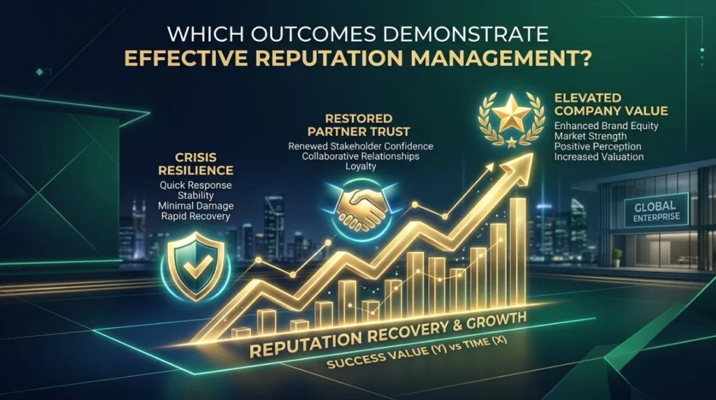 Which Outcomes Demonstrate Effective Reputation Management?