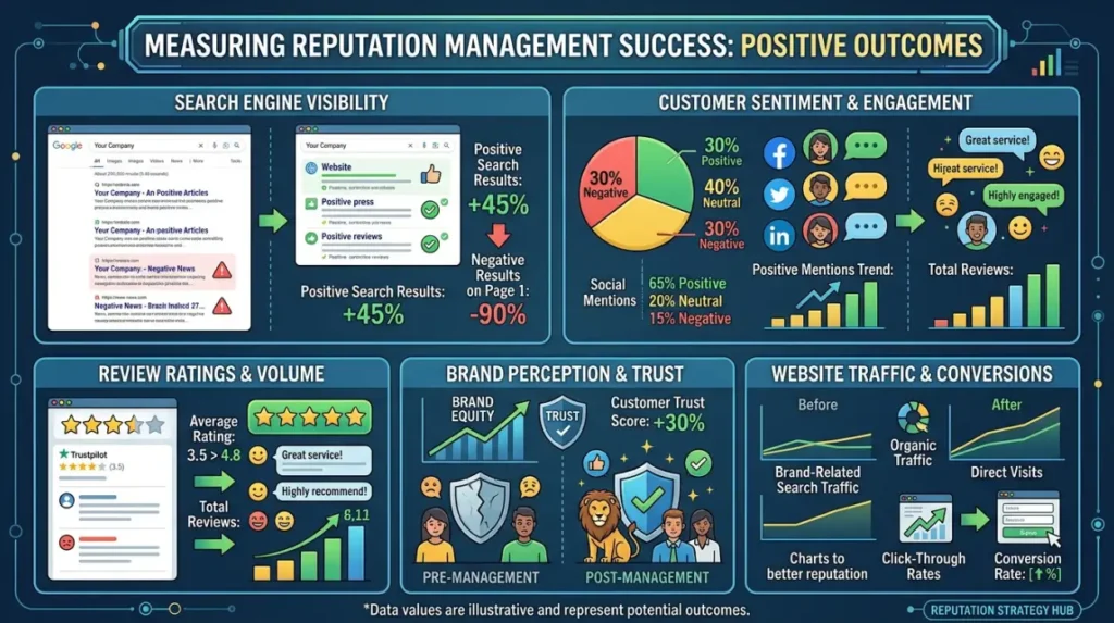 Which Outcomes Demonstrate That Reputation Management Is Working?