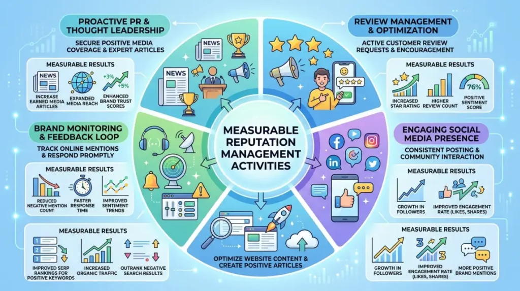 Which Reputation Management Activities Produce Measurable Results?