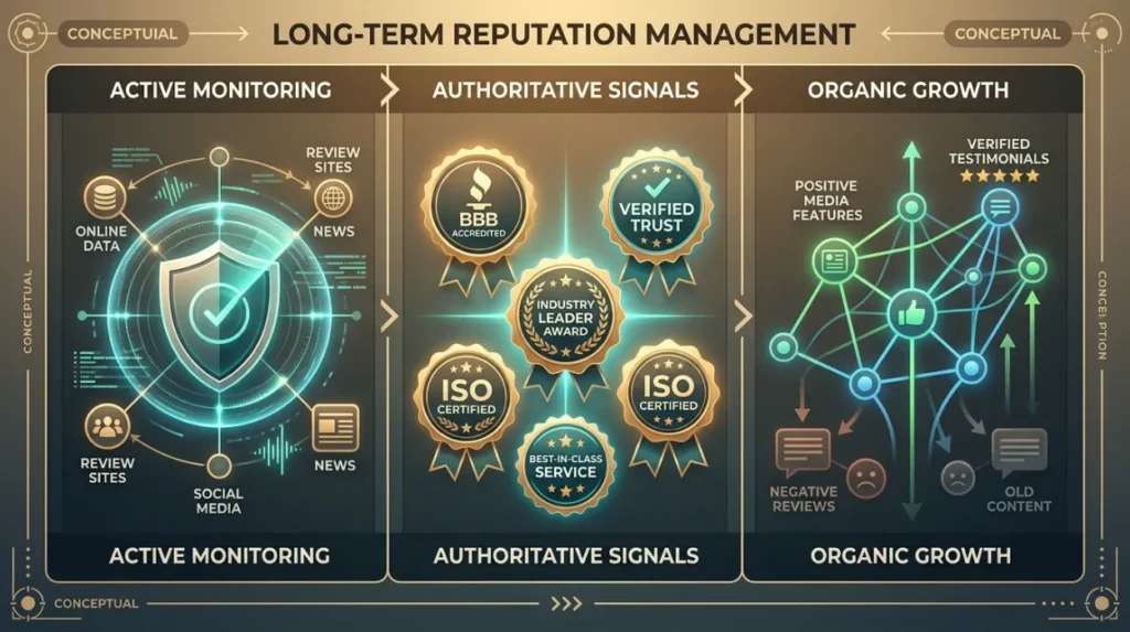 Which Reputation Management Strategies Produce Long-Term Trust?