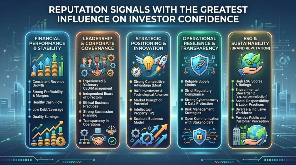 Which Reputation Signals Have the Greatest Influence on Investor Confidence?