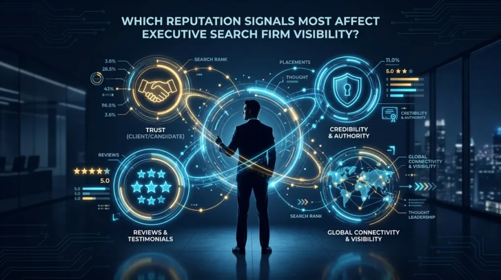 Which Reputation Signals Most Affect Executive Search Firm Visibility?