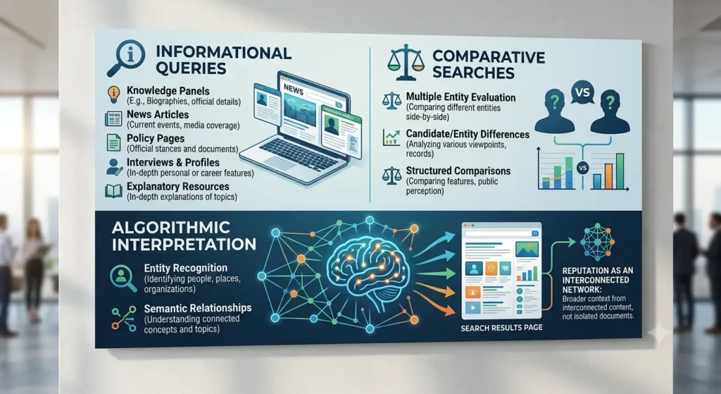 Which Search Queries Reveal Reputation Information