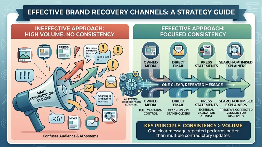 Which channels carry recovery most effectively