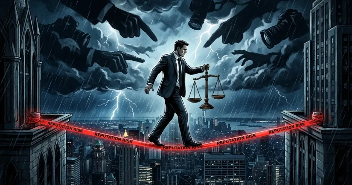 Why Criminal Defence Lawyers Face Greater Reputation Risks