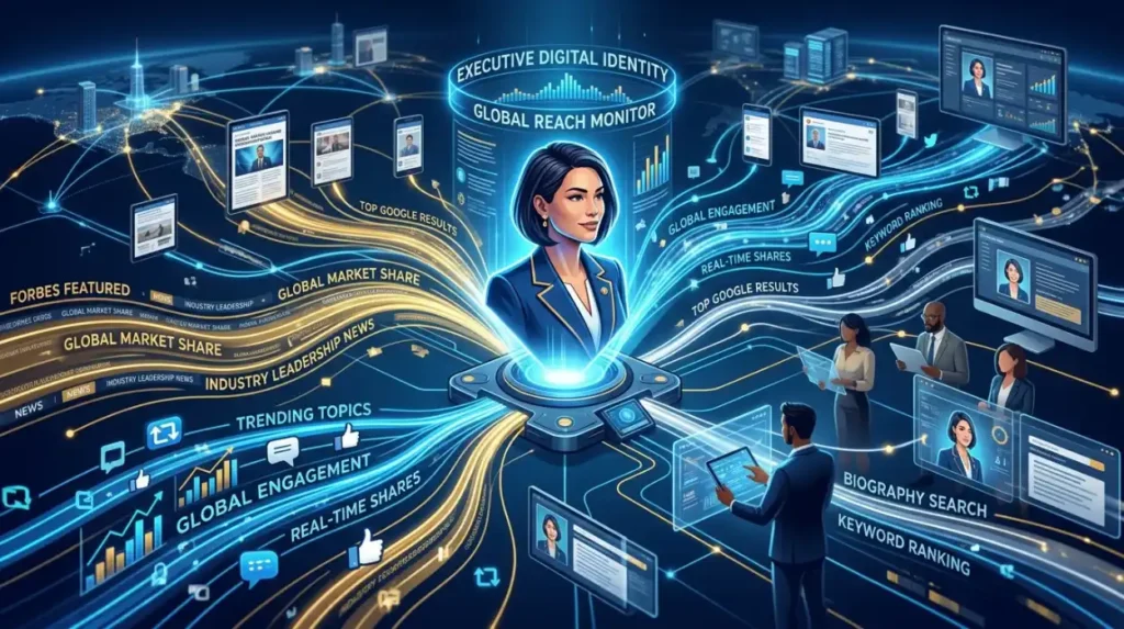 Why has executive reputation become increasingly visible online?