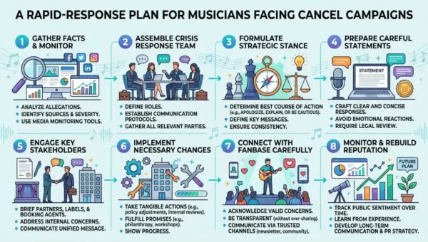 A Rapid Response Plan for Musicians Facing Cancel Campaigns