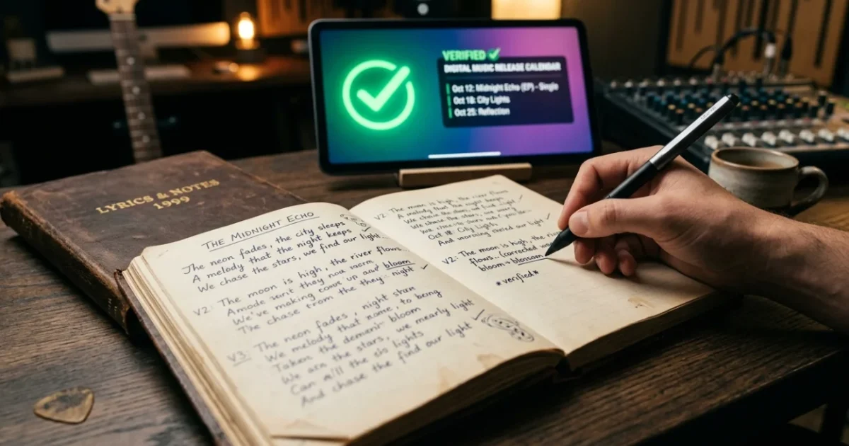 Auditing and Cleaning Up Old Lyrics and Posts Before a Release