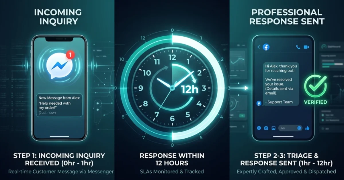 Building a 12-Hour Facebook Review Response Workflow