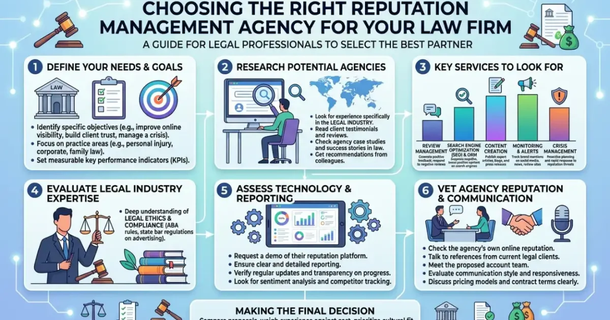 Choosing the Right Reputation Management Agency for Your Law Firm