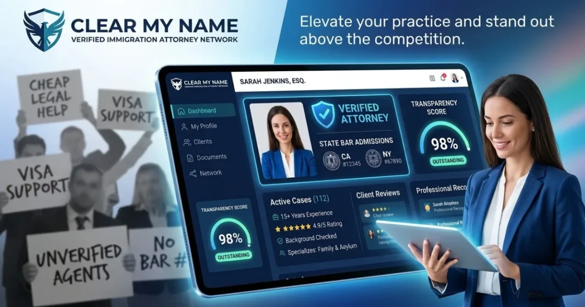Clear My Name Helps Immigration Attorneys Stand Apart From Consultants