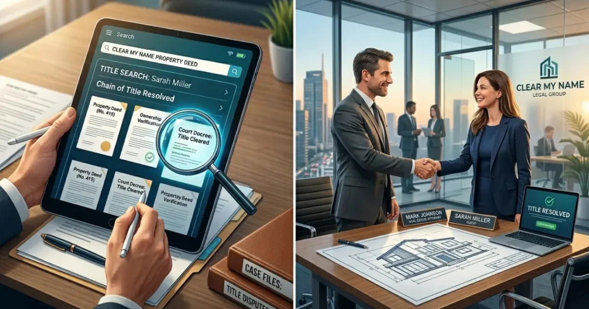 Convert Online Research Into Clients for Real Estate Attorneys — Clear My Name