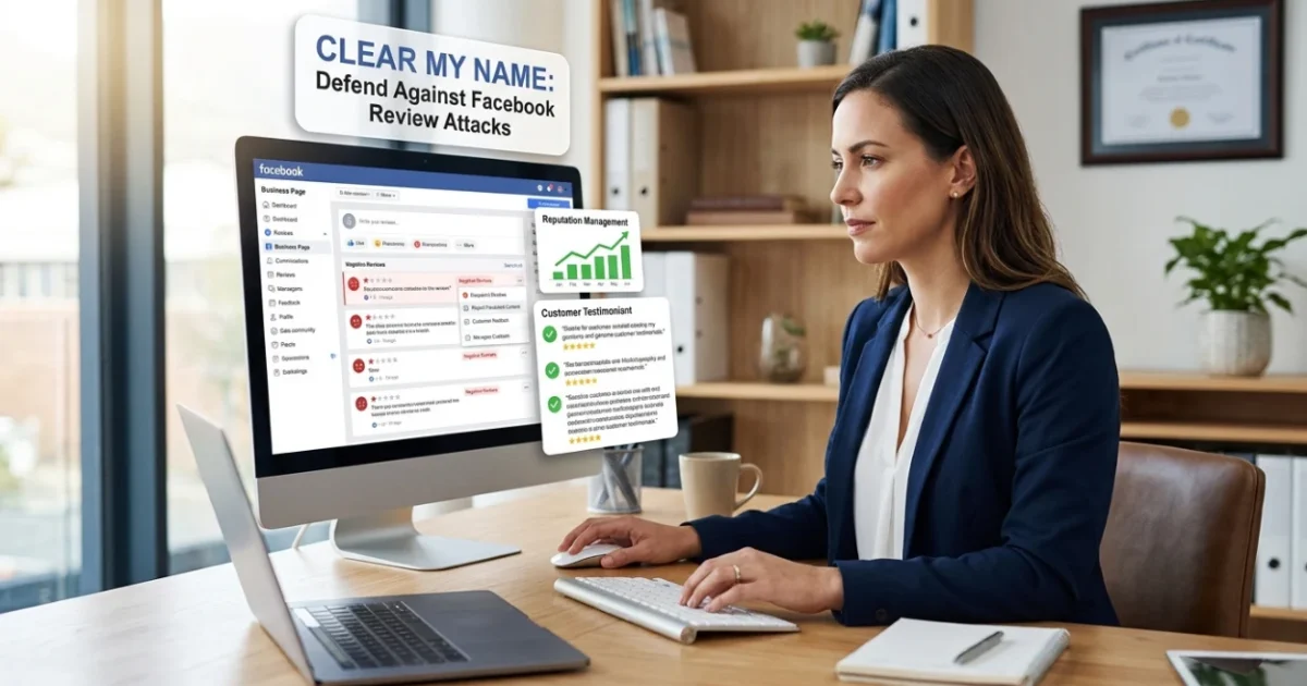 Defend Against Facebook Review Attacks With Clear My Name