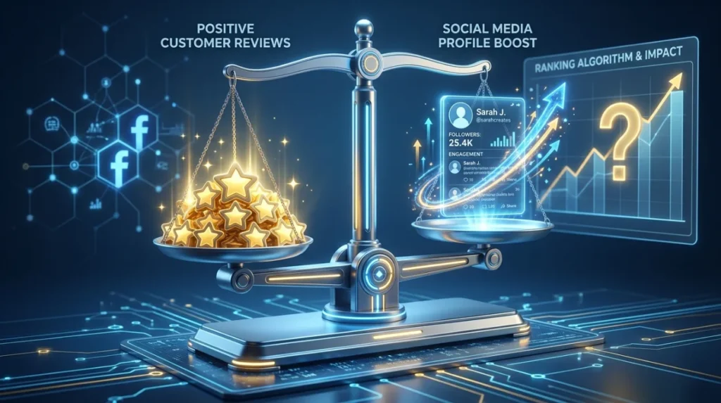 Does Increasing Facebook Reviews Automatically Improve Recommendation Ranking?