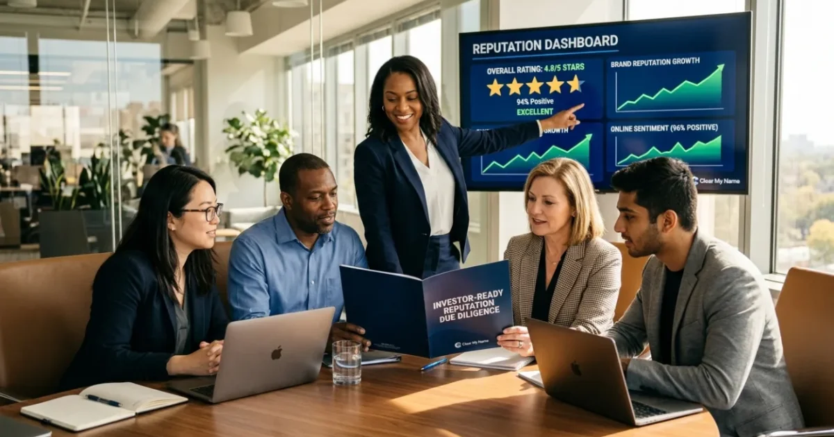 Get Investor-Ready Reputation Due Diligence From Clear My Name