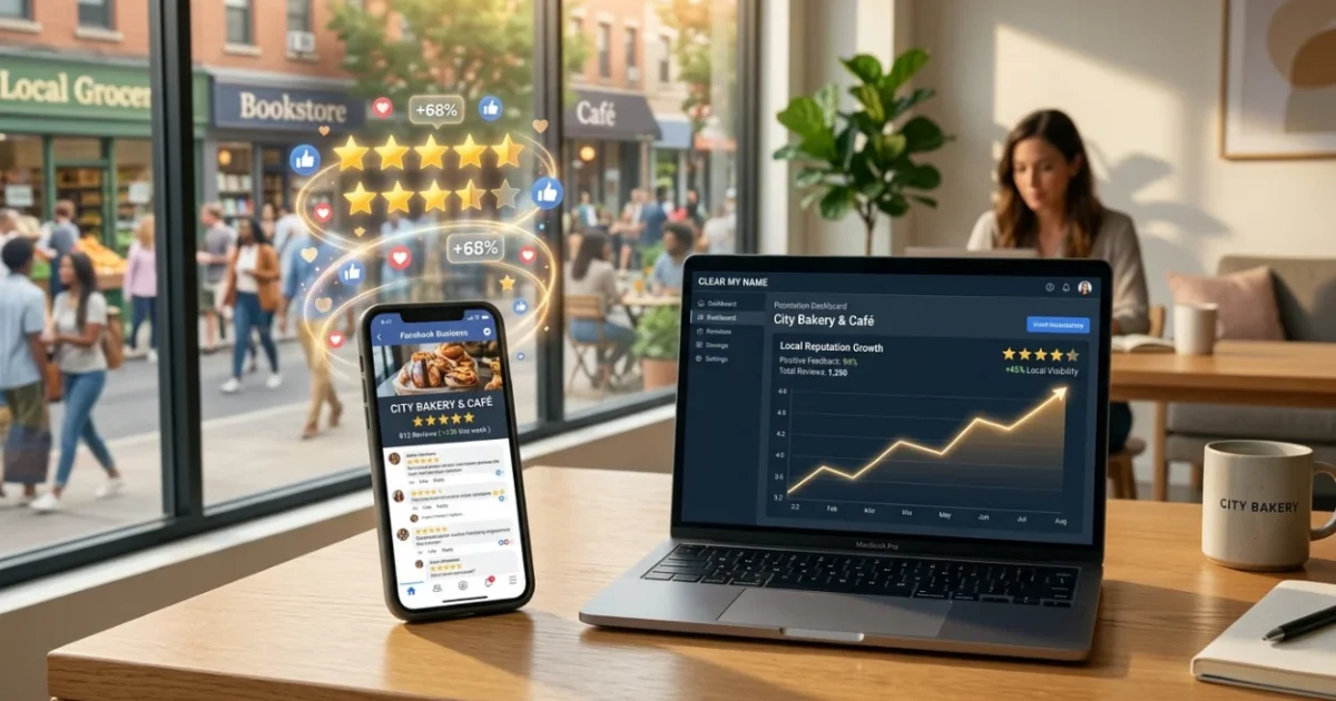 Grow Local Facebook Reviews With Clear My Name