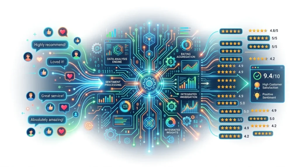 How Do Algorithms Interpret Facebook Recommendations and Star Reviews?