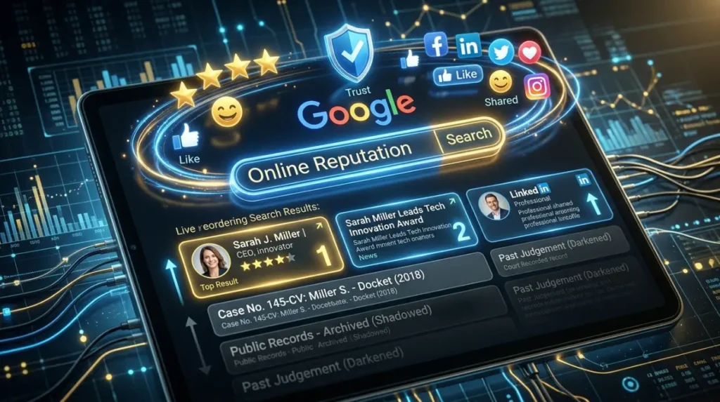 How Do Reputation Signals Influence Court-Related Search Results?