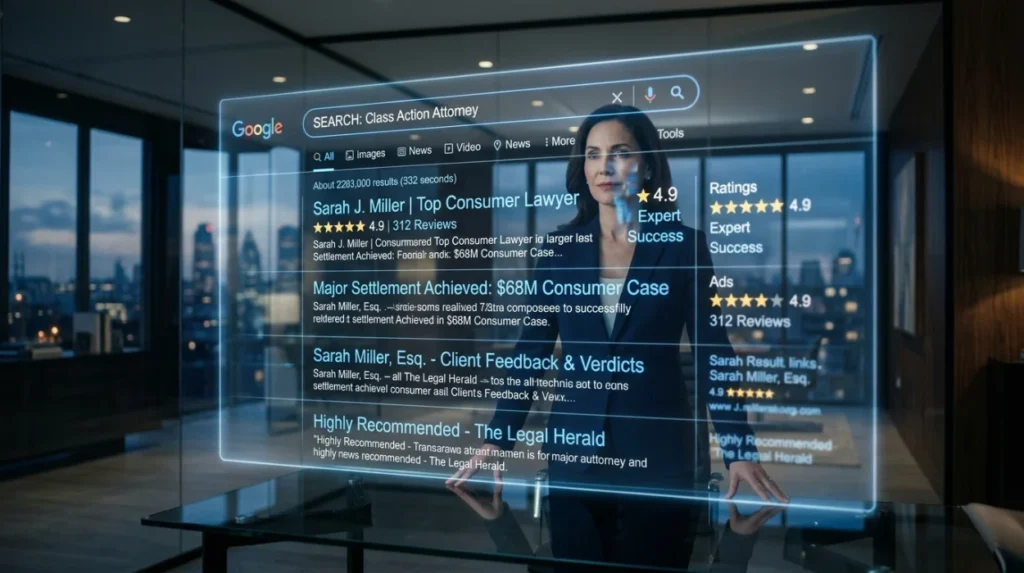 How Do SERPs Influence Perception of Class Action Attorneys?