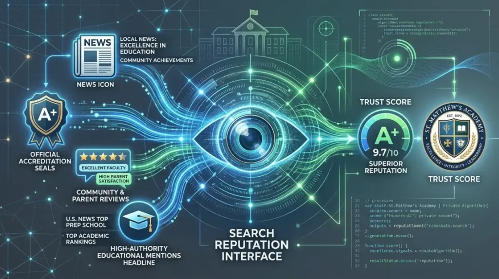 How Do Search Engines Interpret Reputation Signals Around Private Schools?