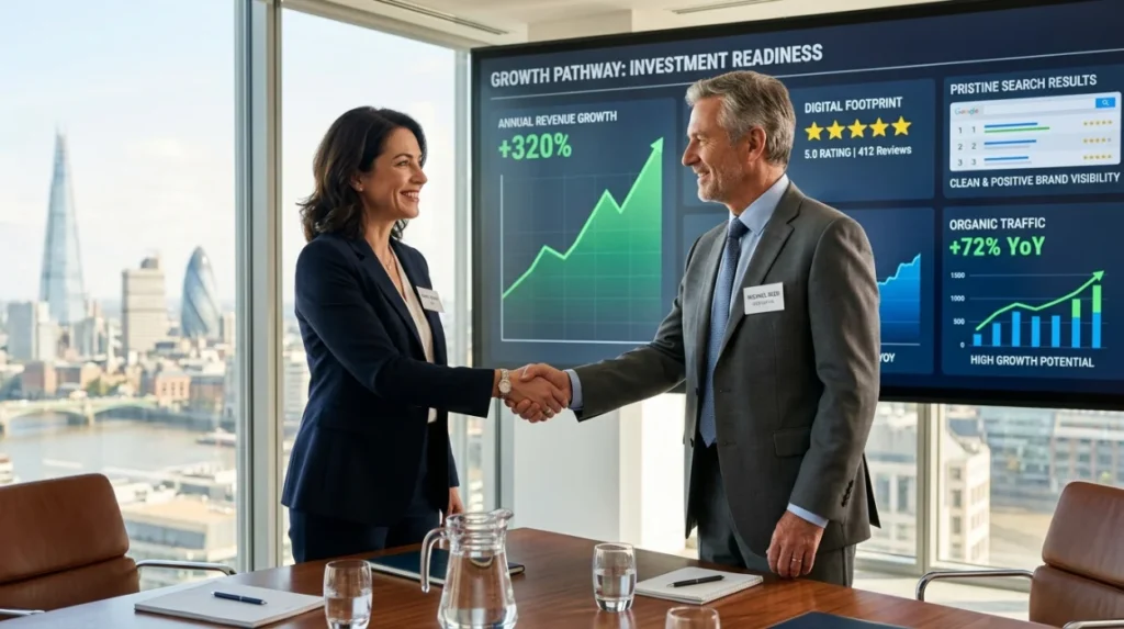 How Does Digital Footprint Optimisation Influence Investor Readiness?