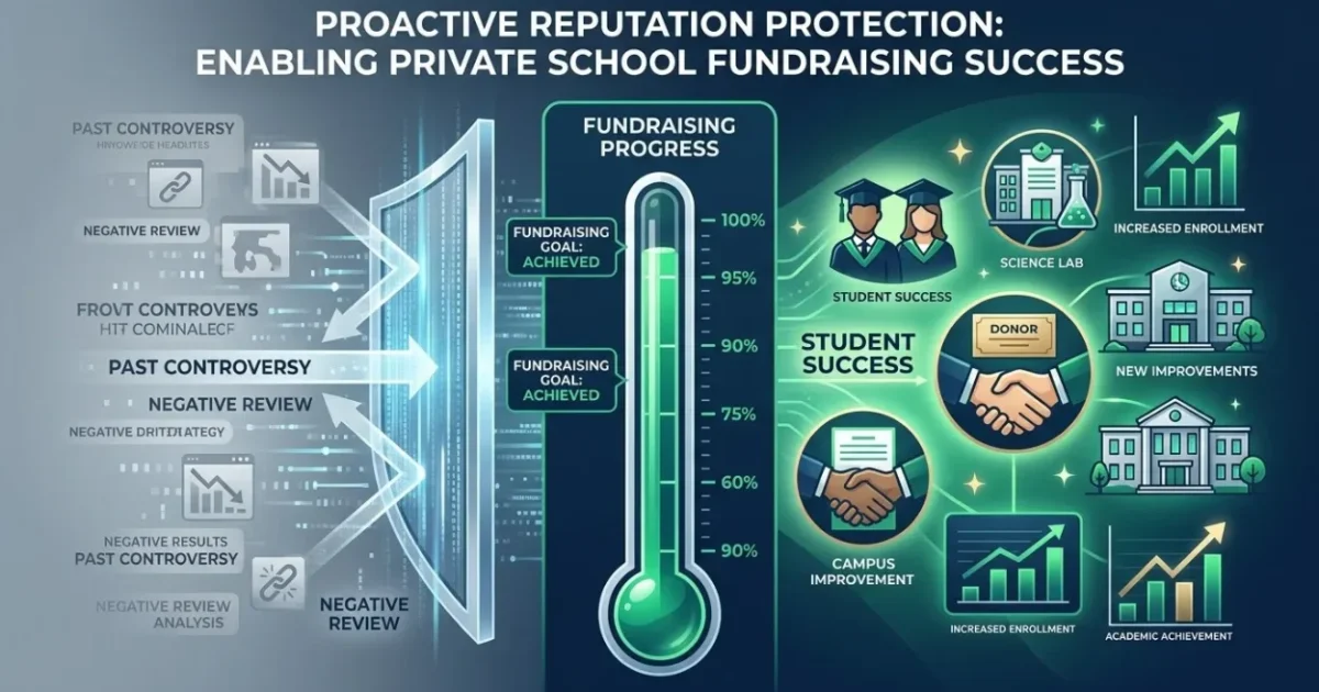 How Does Search Suppression Protect Private School Fundraising Campaigns?