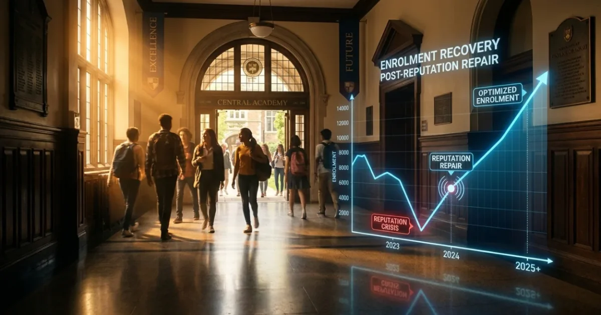 How Fast Does Enrolment Recover After Professional Reputation Repair?