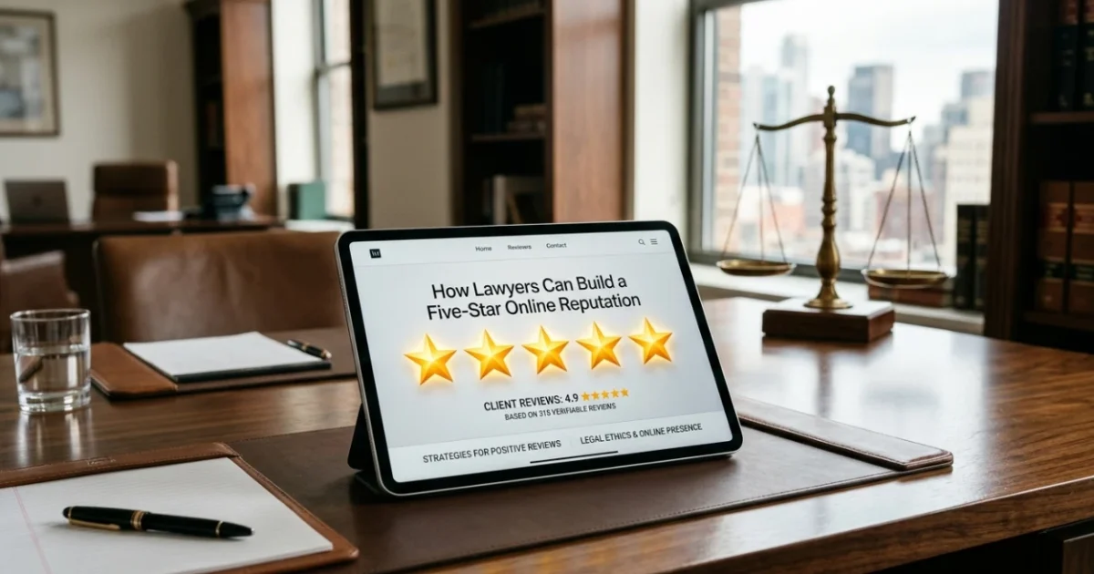 How Lawyers Can Build a Five-Star Online Reputation