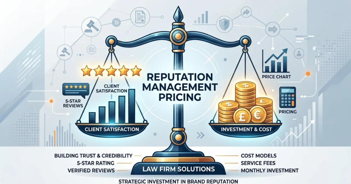 How Reputation Management Pricing Works for Law Firms