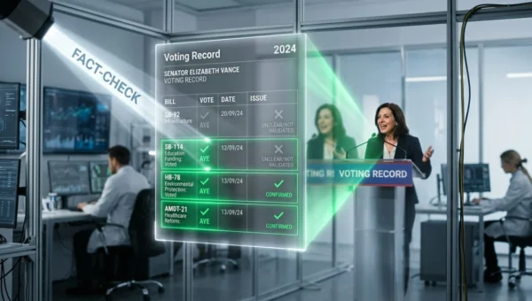 How Voting Record Fact Checks Shape Candidate Credibility