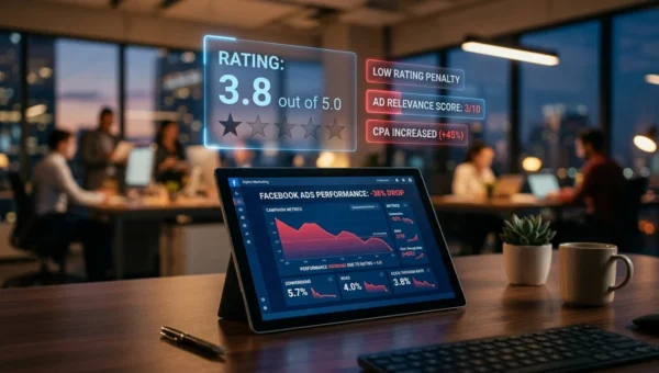 How a Facebook Rating Below 4.0 Cuts Your Ad Performance