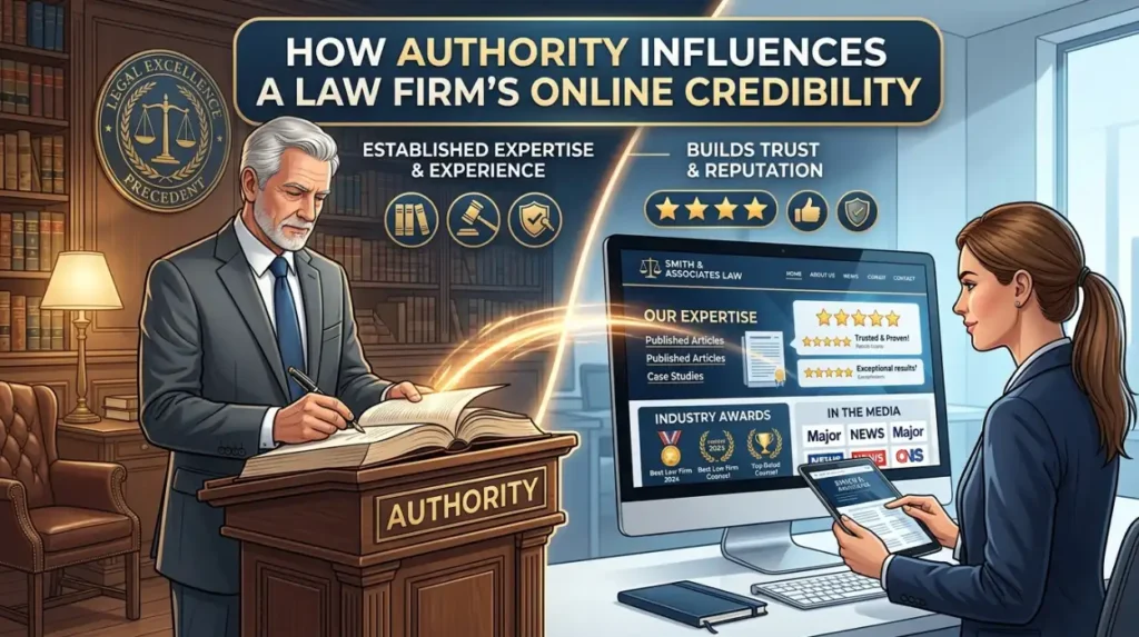How do reviews influence legal reputation in search?