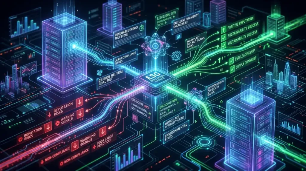 How do search engines interpret ESG reputation signals?