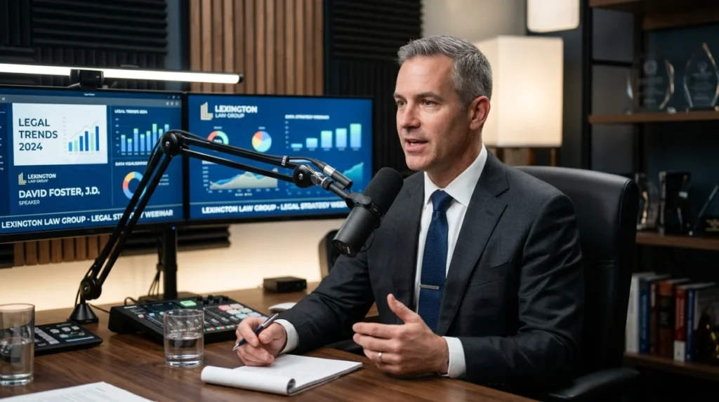 How do webinar appearances influence professional credibility?