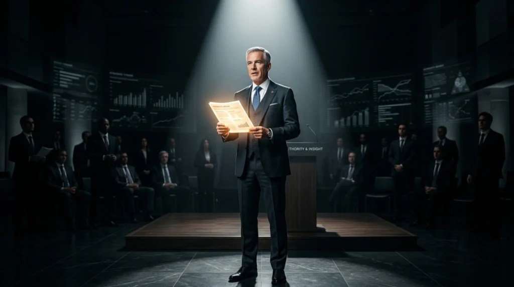 How does authority affect the visibility of professional information?