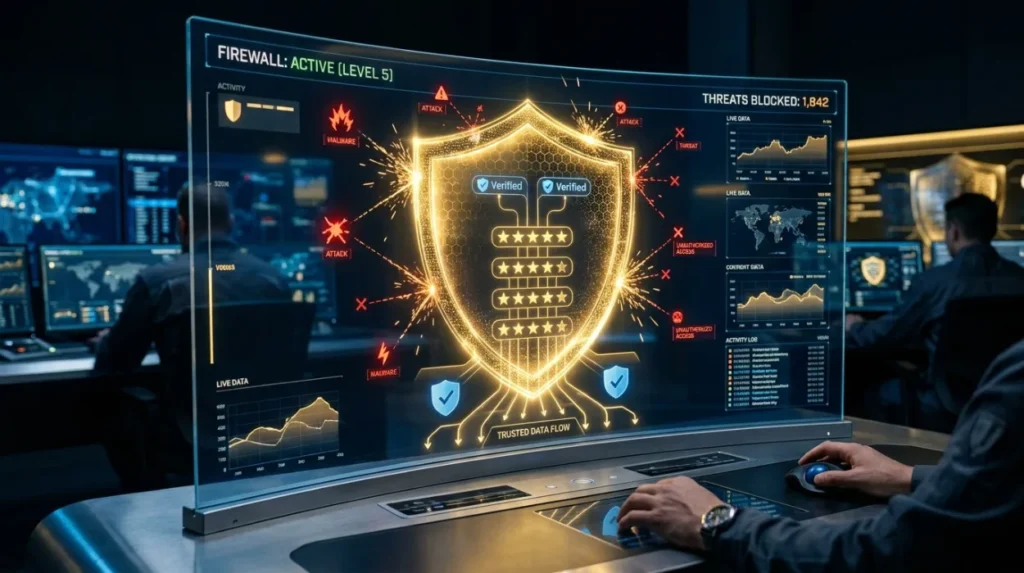 How does the verification protection process reduce reputation risk?