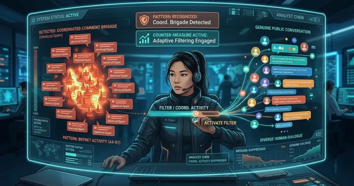 How to Identify and Counter Coordinated Comment Brigades