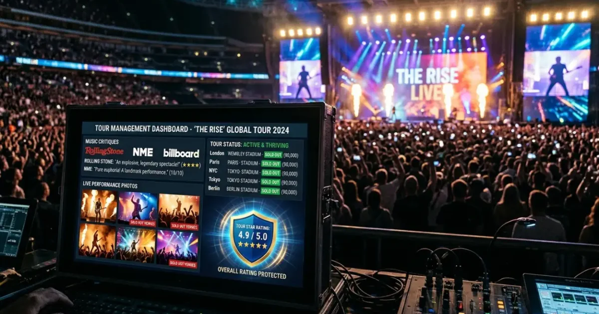How to Keep One Bad Concert Review From Defining Your Tour