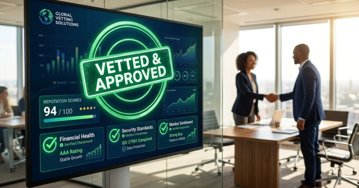 How to Pass Supplier and Procurement Vetting With a Strong Reputation