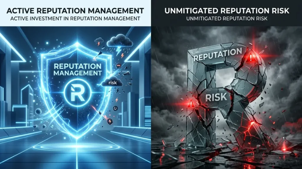 Is reputation management a worthwhile investment compared with long-term reputation risk?