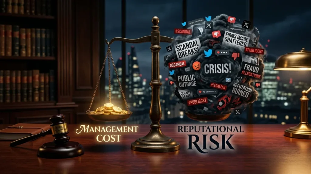 Is reputation management for lawyers worth the cost compared with reputational risk?