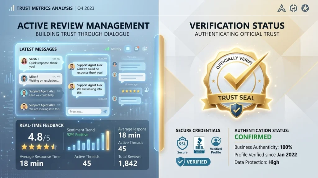Is review management more important than verification status?